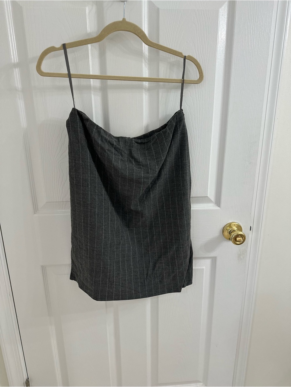 Ralph Lauren Charcoal Pinstripe Skirt